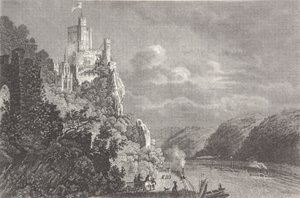 ブルク・ラインスタイン 作： Pierre Joseph Redouté